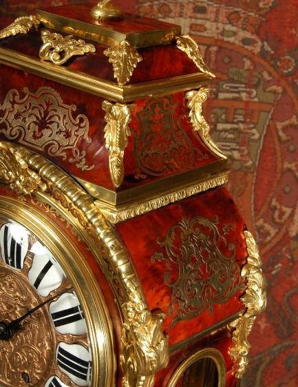 fig 4. ***** SOLD ***** Fine Antique French Boulle Bracket Clock.